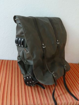 BIG 1988 Swiss Army Military Waterproof Backpack Rucksack Rubberized Black 4
