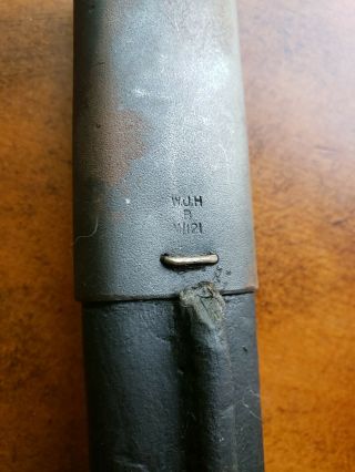 SMLE No 1 MkIII Lee Enfield Bayonet 1907 R Mole Rare with scabbard WW1 7