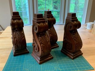 Solid Cherry Wood Corbels.  14” High