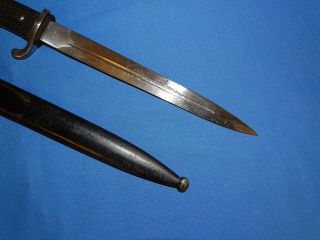 Very Rare WWI - WWII German Trench Fighting Knife Bayonet 3