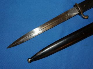 Very Rare WWI - WWII German Trench Fighting Knife Bayonet 5