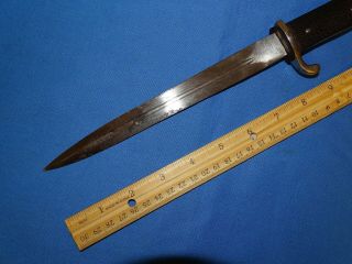 Very Rare WWI - WWII German Trench Fighting Knife Bayonet 9