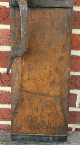 ANTIQUE EARLY 19TH C DATED 1814 DECORATED PA GERMAN CONESTOGA WAGON JACK 3