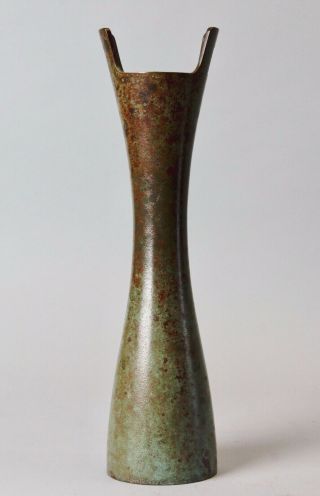 Japanese Large Bronze Vase By W13