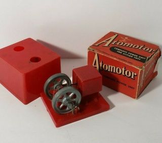Vintage Atomotor Comlete Power Unit For Toys 1947 Complete