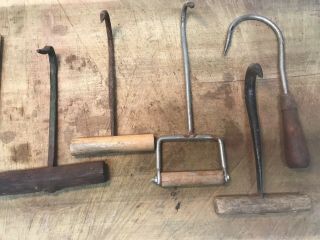 Antique Hay Hooks,  Hay Bale Hook/farm/farming Tools/bailing/primitive/decor/