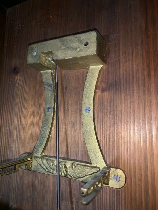 Antique GUSTAV BECKER Kienzle Movement GERMANY Pendulum Chime Wall Clock W/key 6