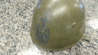 Ww2 Us Army Helmet - World War Ii 114286 - 4 (jo) Loc.  Bbb - 3 Blue Bin