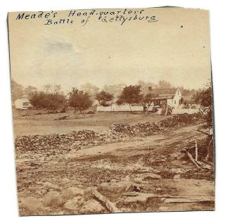 Civil War Albumen Photograph Meade 