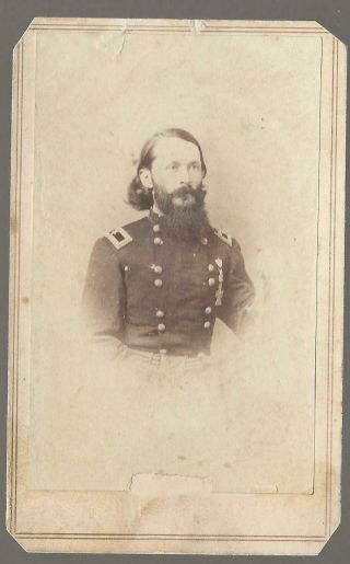 Civil War Era Cdv Union General William Lyttle Killed At Chickamauga