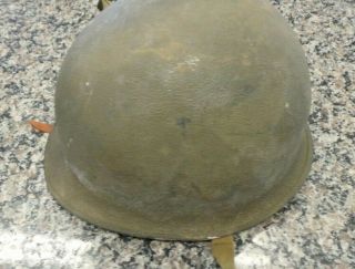 Ww2 Us Army Helmet - World War Ii 114286 - 3 (jo) Loc.  Bbb - 3 Blue Bin