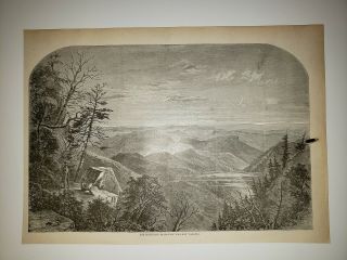 West Virginia Mountain Region 1867 Civil War Sketch