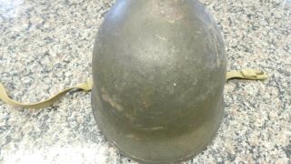 Ww2 Us Army Helmet - World War Ii 114286 - 5 (jo) Loc.  Bbb - 3 Blue Bin