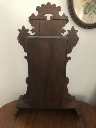 Antique E.  Ingraham Walnut Parlor Clock - 8 Day Key Wind Pendulum - 7