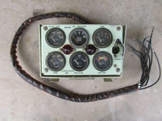 Military Tank (?) Instrument Gauge Panel Cluster Military Vehicle Armor