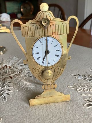 Rare Early 1800’s Miniature Pendulette Clock