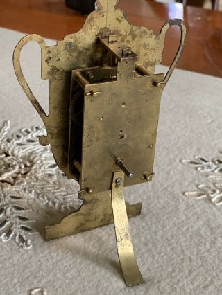 Rare Early 1800’s Miniature Pendulette Clock 8