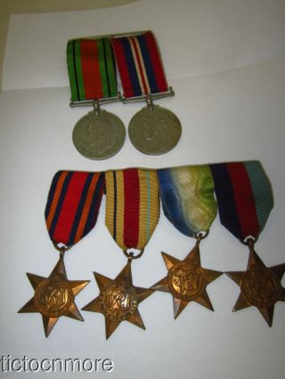 Wwii British Royal Navy Service Medal Parade Mount George Vi Stars Defense