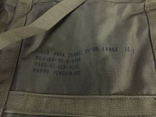 US Military OD Nylon Large Alice Pack Field LC1 NOS RUCK ONLY 1986 1992 4