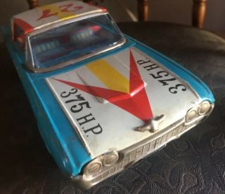 Vintage Ford Thunderbird Tin Friction Speed King 1963