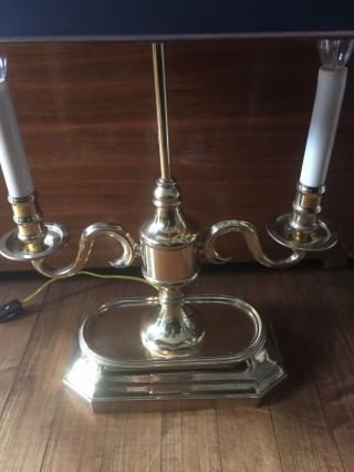 VINTAGE Frederick Cooper FRENCH BOUILLOTTE Candelabra DESK LAMP Chapman 3