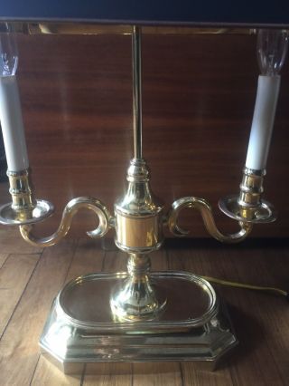 VINTAGE Frederick Cooper FRENCH BOUILLOTTE Candelabra DESK LAMP Chapman 4