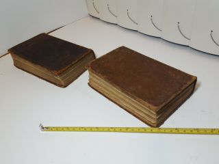 Antique Leather Book Civil War Era Holy Bible,  Two Same Family 10