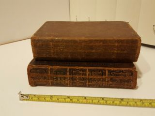 Antique Leather Book Civil War Era Holy Bible,  Two Same Family