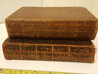 Antique Leather Book Civil War Era Holy Bible,  Two Same Family 2