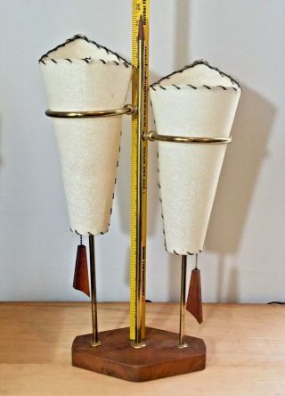 MID CENTURY MODERN LAMPS.  Modeline Majestic Gio Ponti Eames Danish 50s 60s era 3