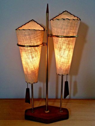 MID CENTURY MODERN LAMPS.  Modeline Majestic Gio Ponti Eames Danish 50s 60s era 6