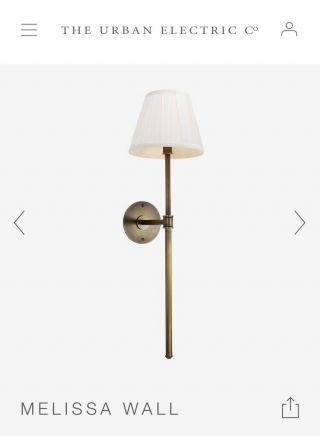 Urban Electric Co.  Melissa Sconces In Bronze $795/each
