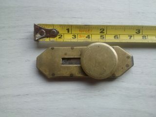 Antique Brass And Steel Retractable Fleam Georgian Blood Letting Tool Etui