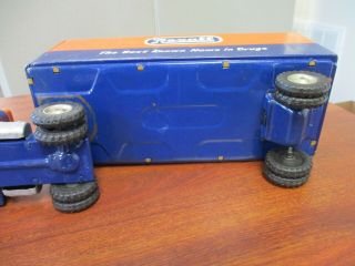 VINTAGE MADE IN JAPAN FRICTION GMC REXALL SEMI TRUCK & TRAILER 11