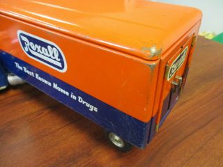 VINTAGE MADE IN JAPAN FRICTION GMC REXALL SEMI TRUCK & TRAILER 7