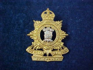 Orig Ww2 Cap Badge The Royal Regiment Of Canada
