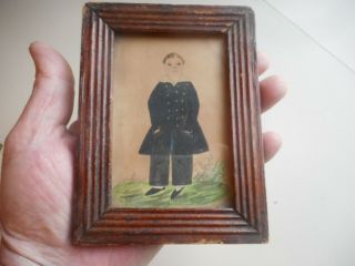 Early 19th C.  American Watercolor Painting in Frame 5
