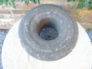 Small Antique Marble Stone Garden Urn 30 cm high (204) 4