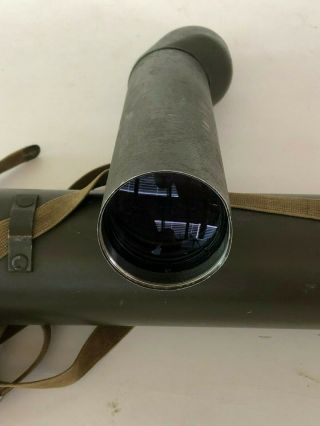 vintage US military Spotting telescope observation sniper Scope with case 4