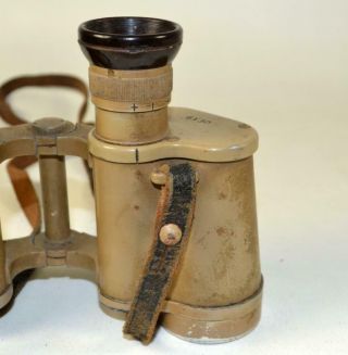 WW2 Voigtländer DAK Deutsches Afrikakorps German Military 6x30 Binoculars c.  1941 7