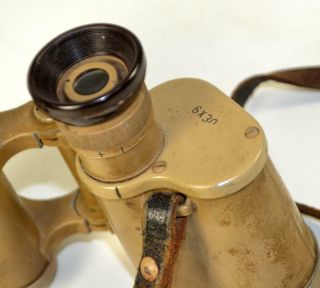 WW2 Voigtländer DAK Deutsches Afrikakorps German Military 6x30 Binoculars c.  1941 9