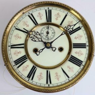 Antique Vienna Regulator Clock Movement Weight Driven Pendulum Order