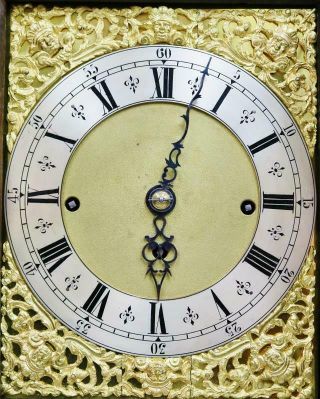 Rare Antique Huge English Triple Fusee Musical 9 Bell Bracket Clock & Bracket 10