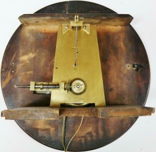 Rare Antique English 8 Day Weight Driven Public Precision Regulator Wall Clock 10