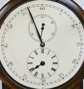 Rare Antique English 8 Day Weight Driven Public Precision Regulator Wall Clock 9