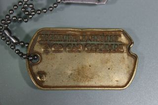 US WW2 T42 T43 Dog Tag Set S Sergeant Walter K Anderson CA Case Lucky Coin M294 10