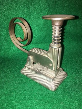 Antique Jones Mfg & Co Star Stapler Art Deco Paper Fastener Norwalk Ct