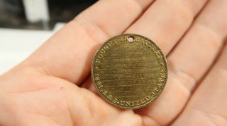 Civil War Era Union Dog Tag Fought In Battles 1861 2 & 3 United States