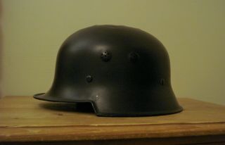 Ww2 German Helmet With Liner Wwii