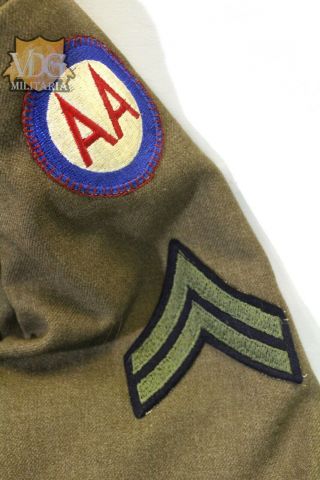 WW2 US Army Anti Aircraft Command CPL Uniform Grouping 38L - 33/33 Numbered 3